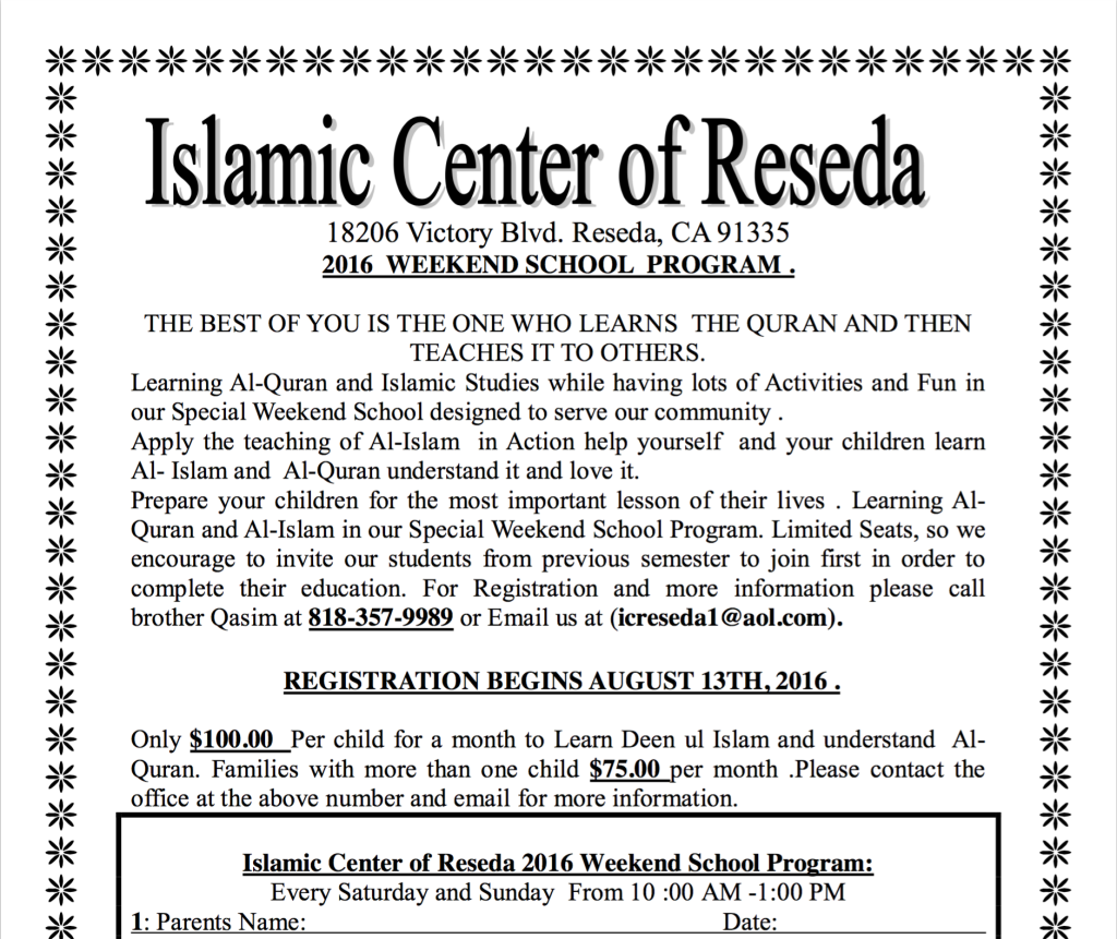 ICR Weekend School Registration form 2016 Thumb